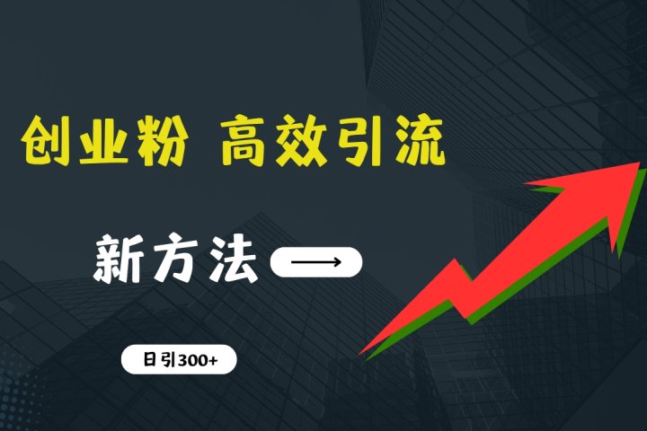 快速引流创业粉：抖音工具号日引300+实战技巧，创业粉引流全攻略，只做实战高手网创吧-网创项目资源站-副业项目-创业项目-搞钱项目网创吧